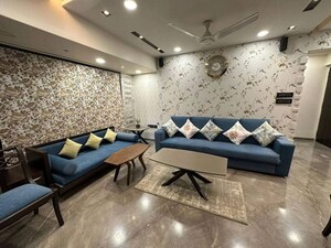 Living Room in 2 BHK Apartment at Riddhi Garden, Malad East – for Rent