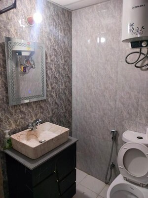 Bathroom in 3 BHK Apartment at Amrapali Leisure Park, Amrapali Leisure Valley – for Rent