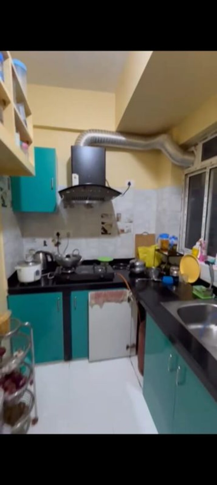 Kitchen, rohra-address 3 Bedroom 1000 Sq.Ft. Apartment In New Town Kolkata 10207694