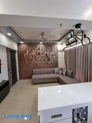 Living Room in 1 BHK Apartment at Shree Durga Vastu New Veerdhaval CHS Ltd, Borivali West – for Rent