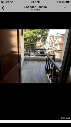 Balcony in 3 BHK Builder Floor at Sector 21 – for Rent