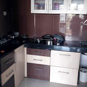 Kitchen in 2.5 BHK Builder Floor at A One Nakshatra, Chinchwad – for Rent