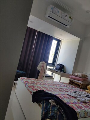 Bedroom in 1 BHK Apartment at Queenstown Springs, Ghansoli – for Rent