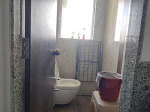 Bathroom in 1 BHK Apartment at Queenstown Springs, Ghansoli – for Rent