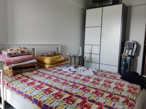 Bedroom in 1 BHK Apartment at Queenstown Springs, Ghansoli – for Rent