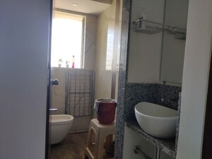 Bathroom in 1 BHK Apartment at Queenstown Springs, Ghansoli – for Rent