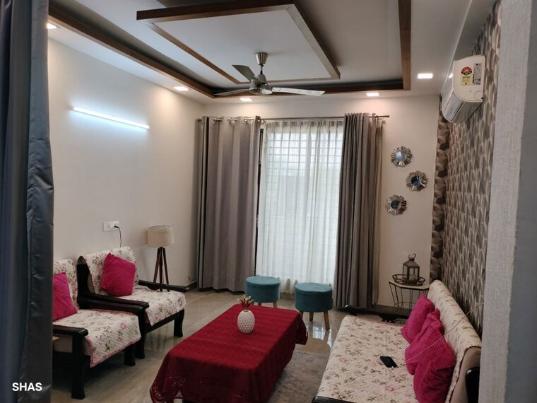 Living Room, parklands 3 Bedroom 2200 Sq.Ft. Apartment In Sector 85 Faridabad 10207813