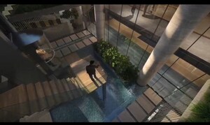 Staircase in 4 BHK Apartment at Namishree Vrindavan, Kondapur – for Sale