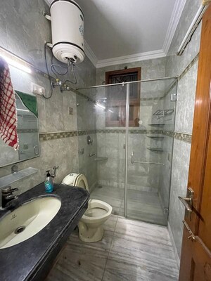 Bathroom in 3 BHK Builder Floor at Sector 15 ii – for Rent