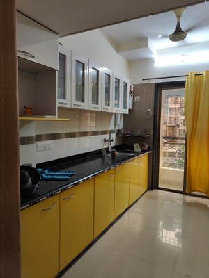 Kitchen in 1 BHK Apartment at Runwal Gardens, Dombivli East – for Rent