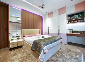 Bedroom in 4 BHK Apartment at Sheth Vasant Oasis, Andheri East – for Sale