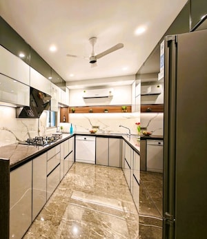 Kitchen in 4 BHK Apartment at Sheth Vasant Oasis, Andheri East – for Sale