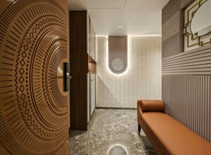 Bathroom in 4 BHK Apartment at Sheth Vasant Oasis, Andheri East – for Sale