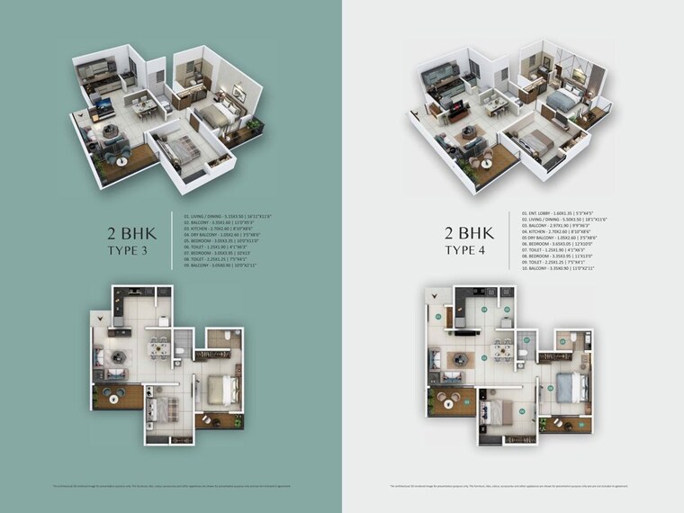 Floor Plan, vardhaman-altezza 2 Bedroom 744 Sq.Ft. Apartment In Tathawade Pune 10208018