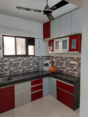 Kitchen in 2 BHK Apartment at Majestique Landmark Palm Atlantis, Wagholi – for Rent