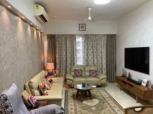 Living Room in 3 BHK Apartment at Omkar Alta Monte, Malad East – for Sale