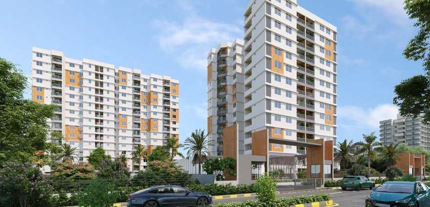 3 BHK + Study Room,Extra Room,Basement,Store Room 2023 Sq.Ft. Apartment in Meda The Water Edge