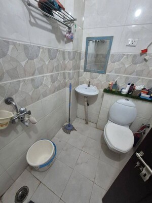 Bathroom in 2 BHK Builder Floor at Sector 15 ii – for Rent