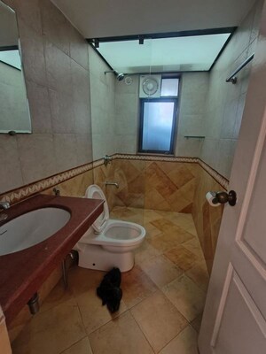 Bathroom in 4 BHK Apartment at Oxford Hallmark, Koregaon Park – for Rent