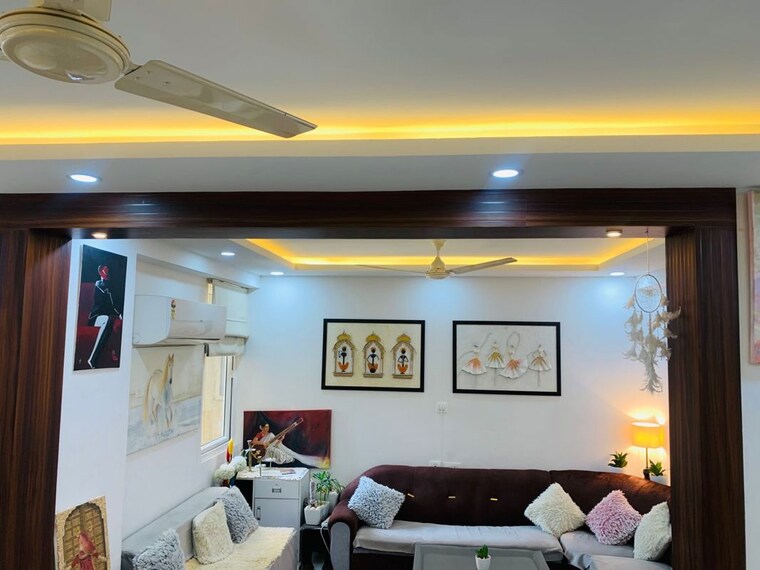 Living Room, anukampa-sky-lounges 3 Bedroom 1688 Sq.Ft. Apartment In Mansarovar Jaipur 9820682
