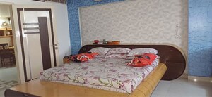 Bedroom in 4 BHK Apartment at Aashish Satyam, Mansarovar – for Rent