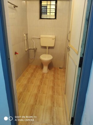 Bathroom in 1 RK Independent House at Wadgaon Sheri – for Rent