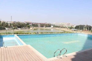 Swimming Pool in 3.5 BHK Apartment at Pashmina Waterfront, Old Madras Road – for Sale