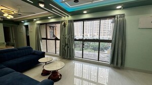 Living Room in 4 BHK Apartment at Raymond Ten X Habitat, Pokhran Road No Two – for Rent