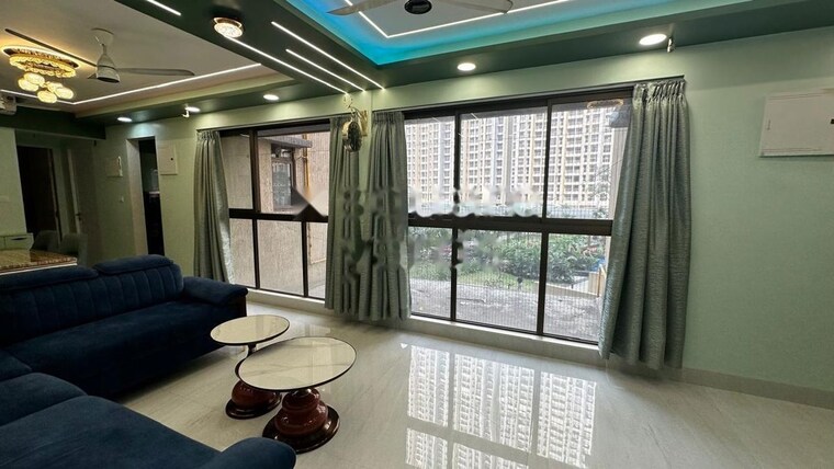 Living Room, raymond-ten-x-district-9 4 Bedroom 935 Sq.Ft. Apartment In Pokhran Road No One Thane 10208234