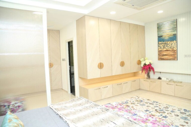 Bedroom, my-home-bhooja 4 Bedroom 4070 Sq.Ft. Apartment In Hi Tech City Hyderabad 10208256