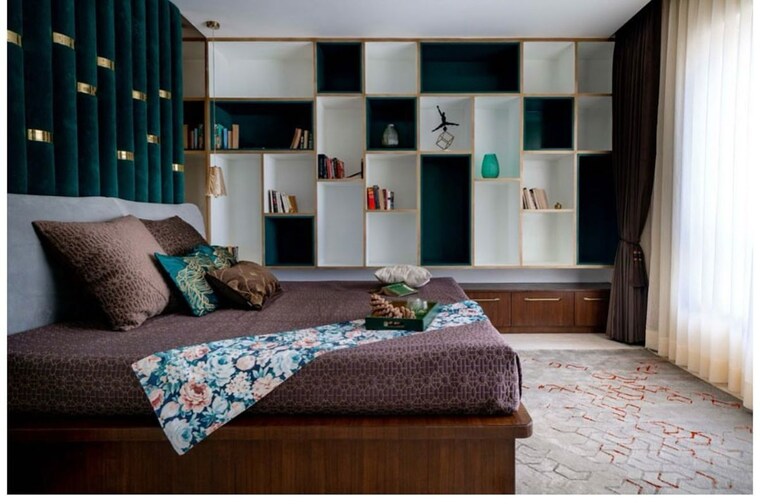 Bedroom, my-home-bhooja 4 Bedroom 4070 Sq.Ft. Apartment In Hi Tech City Hyderabad 10208256