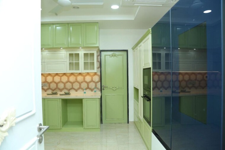 Kitchen, my-home-bhooja 4 Bedroom 4070 Sq.Ft. Apartment In Hi Tech City Hyderabad 10208256