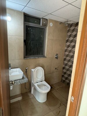 Bathroom in 2 BHK Apartment at Kalpataru Immensa E, Kolshet Road – for Rent