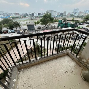 Balcony in 3.5 BHK Apartment at Amrapali Zodiac, Sector 120 – for Rent