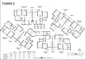 Floor Plan in 2 BHK Apartment at Tathawade – for Sale