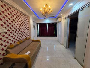 Living Room in 2 BHK Apartment at Divya Smruthi, Malad West – for Rent