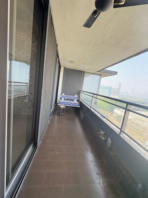 Balcony in 3 BHK Apartment at Wadhwa The Address Boulevard, Ghatkopar West – for Rent
