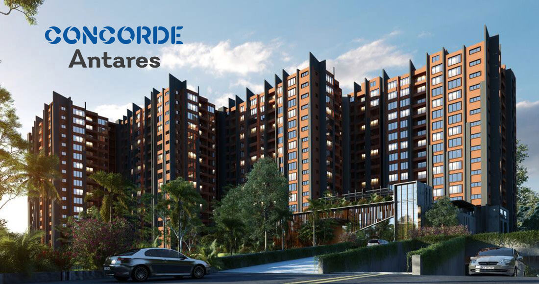 2 BHK 1063 Sq.Ft. Apartment in Concorde Antares