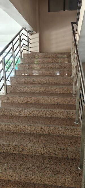 Staircase in 4 BHK Apartment at Dew Drops Society, Sector 2 – for Sale