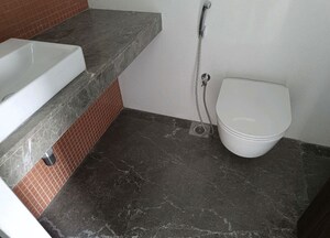 Bathroom in 4 BHK Apartment at Lodha Marquise, Worli – for Rent