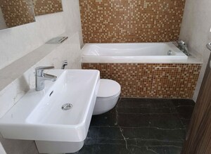 Bathroom in 4 BHK Apartment at Lodha Marquise, Worli – for Rent