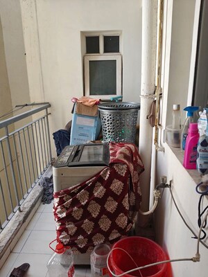 Balcony in 2.5 BHK Apartment at Ajnara Grand Heritage, Sector 74 – for Rent