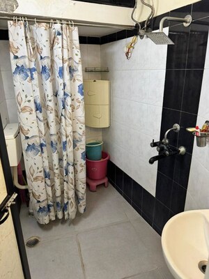 Bathroom in 1 RK Apartment at Dheeraj Sagar, Malad West – for Sale