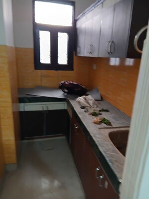 Kitchen in 2 BHK Builder Floor at Nirman Vihar – for Rent