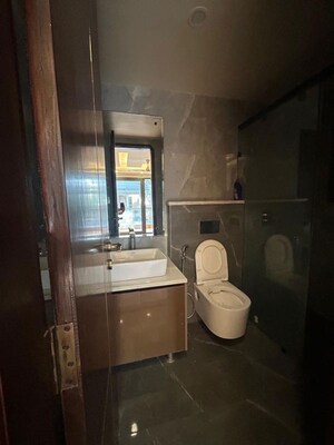 Bathroom in 4 BHK Apartment at Saket – for Rent
