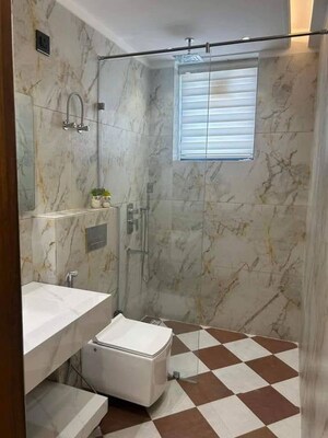 Bathroom in 4 BHK Apartment at Saket – for Rent