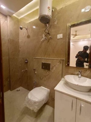 Bathroom in 4 BHK Apartment at Saket – for Rent