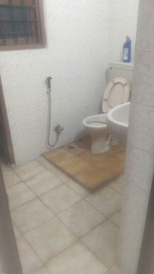 Bathroom in 2 BHK Builder Floor at Gomti Nagar – for Rent
