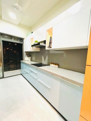 Kitchen in 1 BHK Apartment at Lodha Crown Quality Homes, Majiwada – for Rent