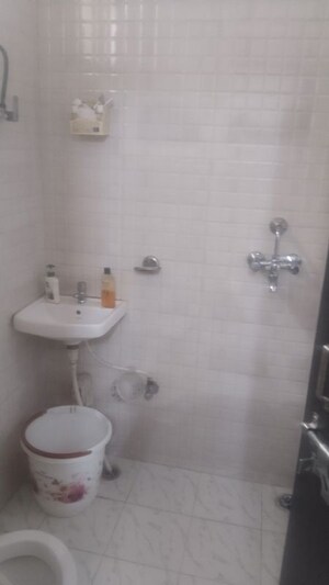Bathroom in 1 RK Builder Floor at Gomti Nagar – for Rent